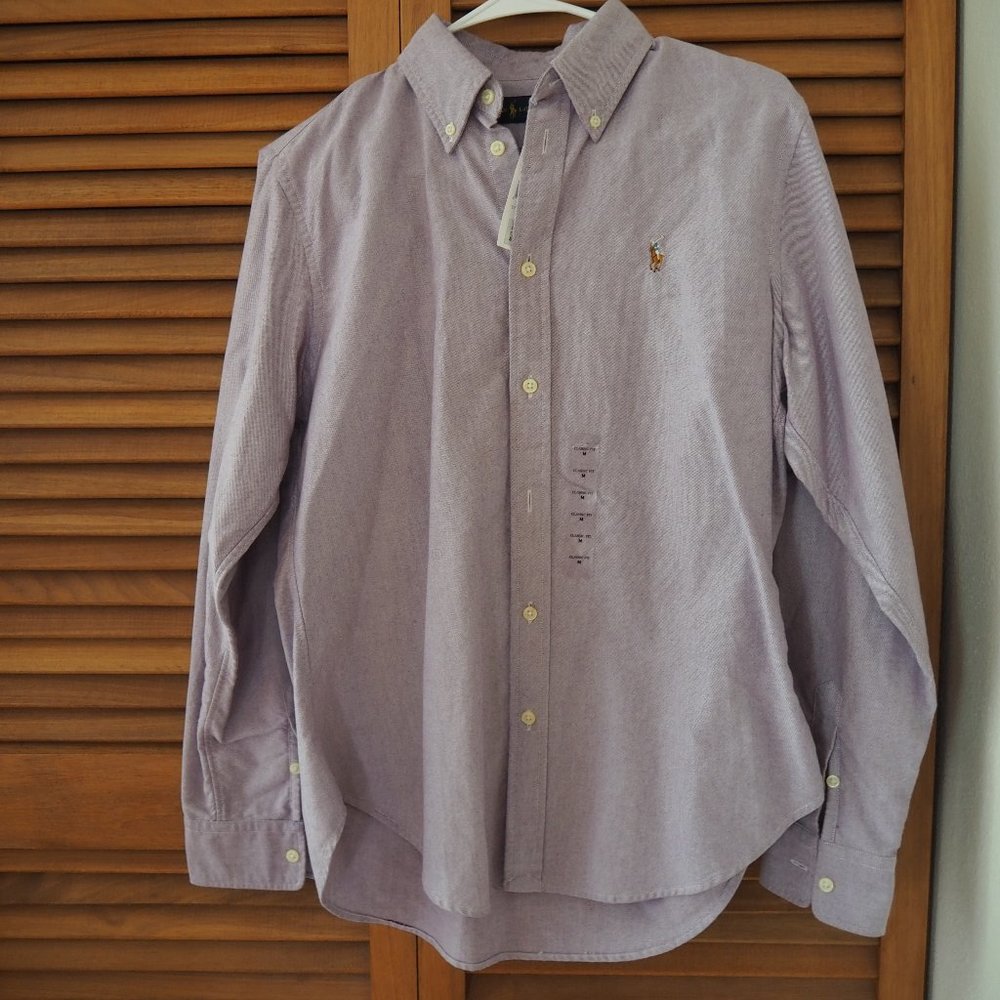 Ralph Lauren Lavender Button Down Shirt
